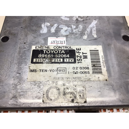 Toyota Yaris 1.0 Motor Beyni 89661-52064 211000-7214