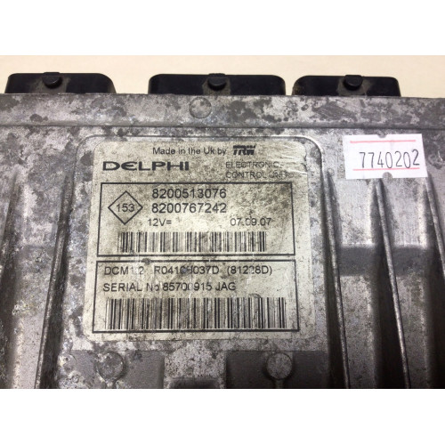 Renault Clio 1.5 DCI Motor Beyni R0410B037D 8200513076 8200767242 DCM1.2