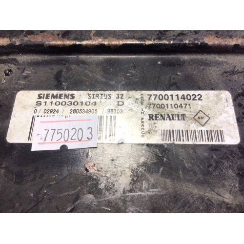 Renault Modus 1.5 Motor Beyni 7700110471 S110030104D 7700114022 SIRIUS32