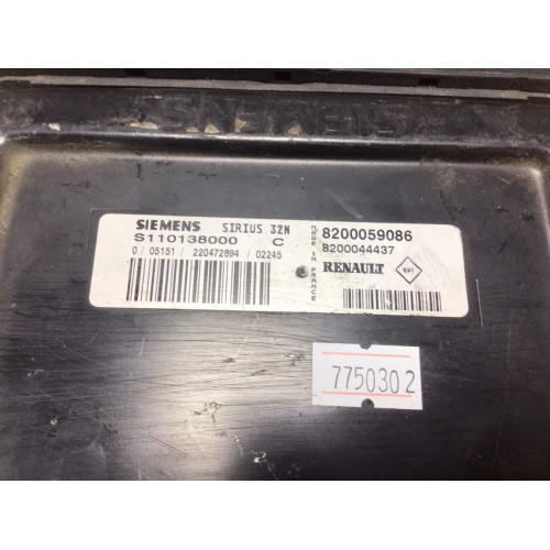 Renault Megane 1.6 Motor Beyni S110138000C 8200059086 8200044437 SIRIUS32N
