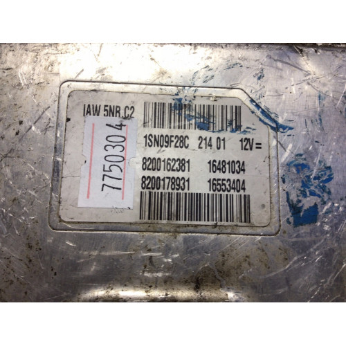 Renault Clio 1.2 Motor Beyni IAW5NR.C2 16481034 8200162381 8200178931