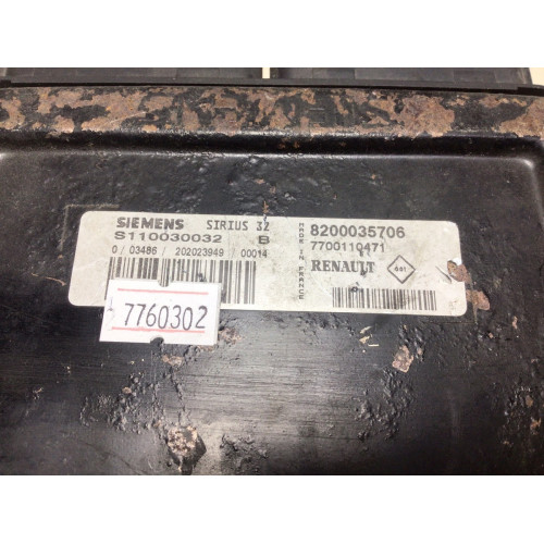 Renault Clio 1.6 Motor Beyni S110030032B 8200035706 7700110471 SIRIUS 32