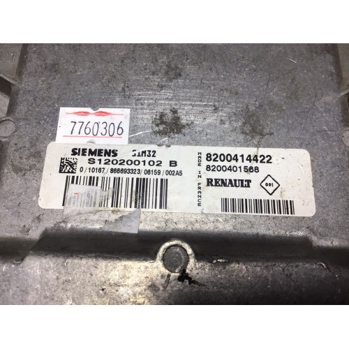 Renault Clio Modus 1.2 Motor Beyni S120200102B 8200414422 8200401568 SIM32