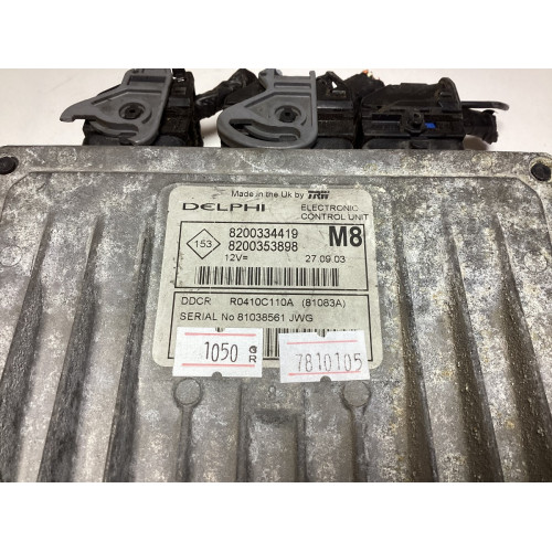 Renault Megane 1.5 DCİ Motor Beyni 8200334419 8200353898 R0410C110A DDCR
