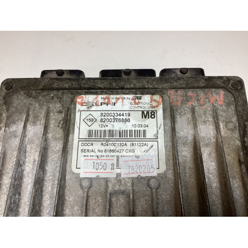 Renault Megane Scenic 1.5 DCİ Motor Beyni 8200334419 8200376886 R0410C132A DDCR