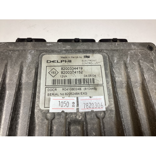 Renault Megane 1.5 Motor Beyni 8200334419 8200374152 R0410B024B DDCR
