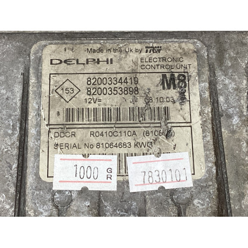 Renault Megane 1.5 DCİ Motor Beyni 8200334419 8200353898 R0410C110A DDCR