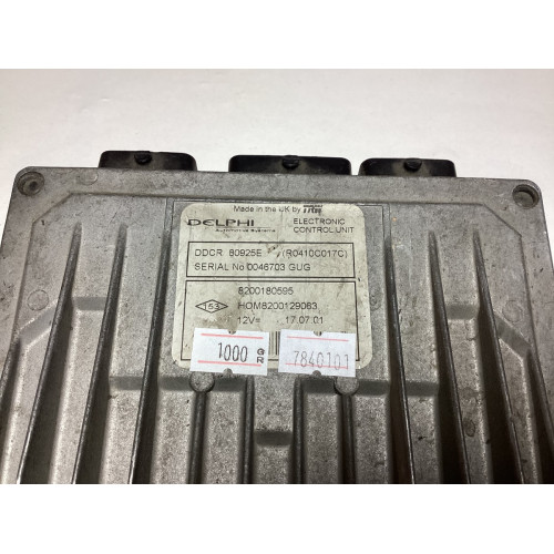 Renault Clio 1.5 DCİ Motor Beyni 8200180595 HOM8200129063 R0410C017C DDCR