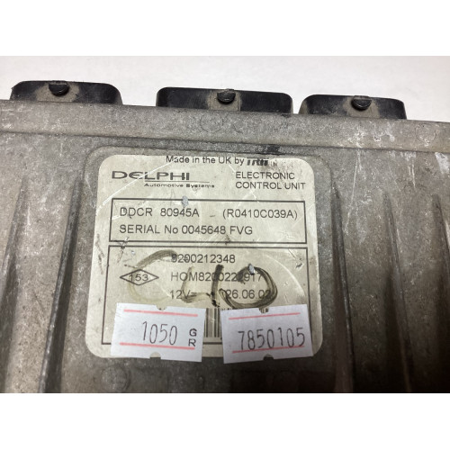 Renault Clio 1.5 DCİ Motor Beyni R0410C039A 8200212348 HOM8200222917 DDCR