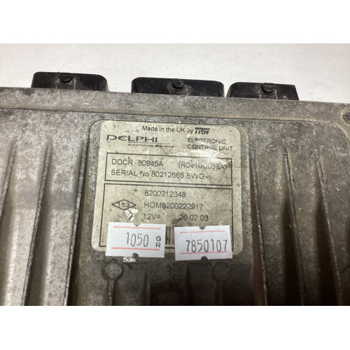 Renault Clio 1.5 DCİ Motor Beyni R0410C039A 8200212348 HOM8200222917 DDCR