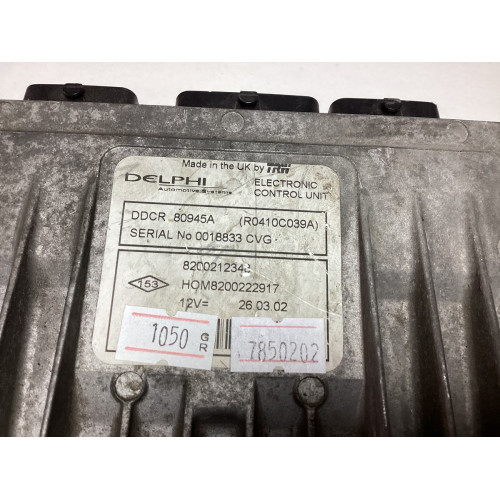 Renault Clio 1.5 DCİ Motor Beyni R0410C039A 8200212348 HOM8200222917 DDCR