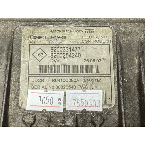 Renault Kangoo Clio 1.5 DCİ Motor Beyni 8200331477 8200254240 R0410C080A DDCR