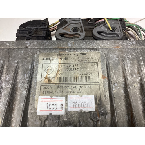 Renault Clio 2 1.5 DCI Motor Beyni R0410C119A 8200331477 8200355857 DDCR