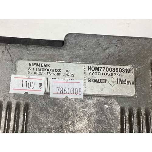 Renault Megane 1.6 Motor Beyni S115300203A HOM7700860319 7700105979