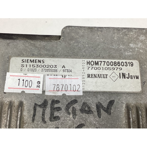 Renault Megane 1.6 Motor Beyni S115300203A HOM7700860319 7700105979