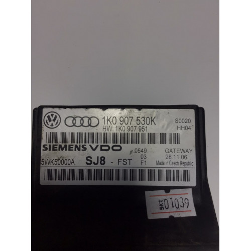 Volkswagen Jetta Gateway Kontrol Modeli 1K0907530K 