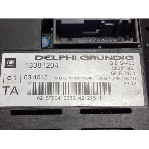 Opel Corsa Bilgi Ekranı 13381204 28321366