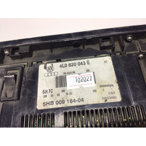 Audi Q7 Klima Kontrol Paneli 4L0820043E 5HB009184-04