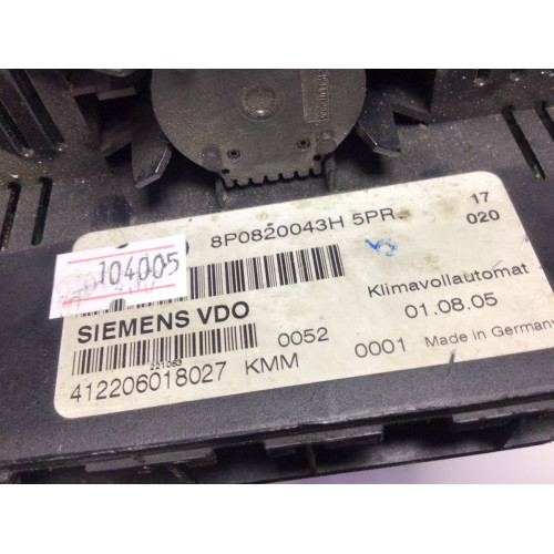 Audi A3 S3 Klima Kontrol Paneli 8P0820043H 412206018027