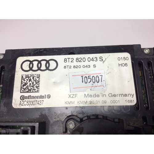 Audi A4 S4 A5 Klima Kontrol Paneli 8T2820043S A2C53307437