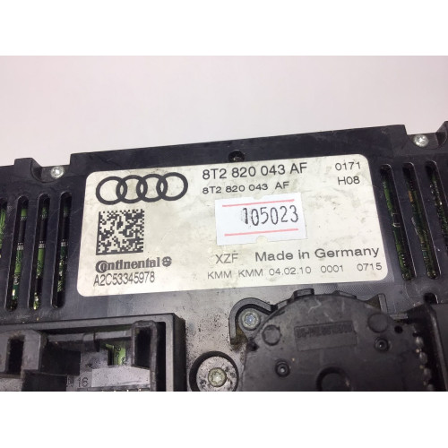 Audi A4 A5 8T Klima Kontrol Paneli 8T2820043AF A2C53345978