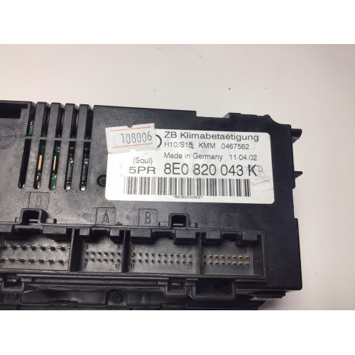 Audi A4 S4 Klima Kontrol Paneli 8E0820043K 0467562