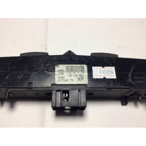 Opel Astra H Zafira B Dörtlü Flaşör Düğmesi 13100105 03758075