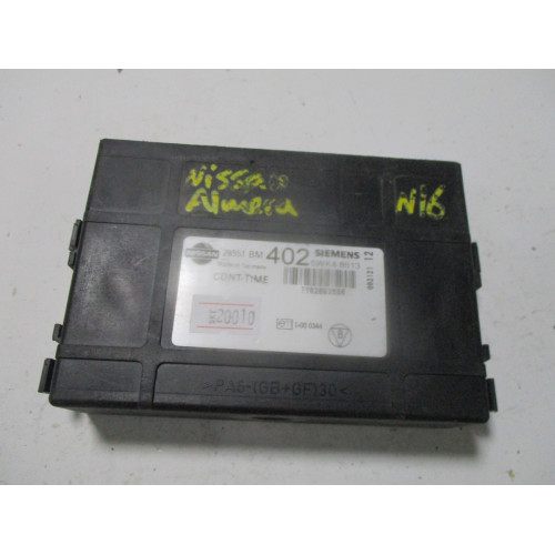 Nissan Almera Konfor Kontrol Ünitesi Modülü 28551 BM402 5WK48513 Siemens