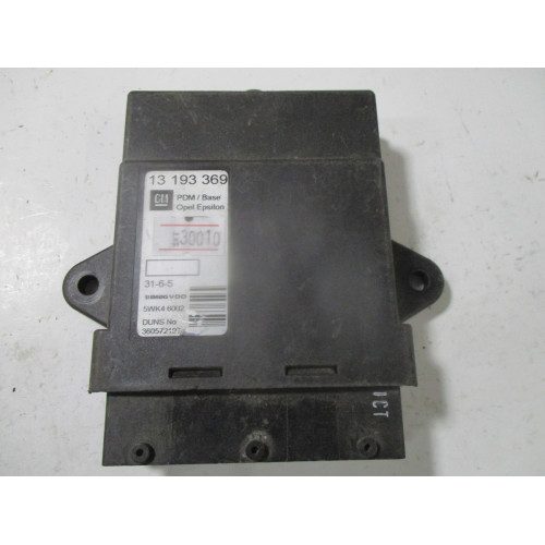 Opel Vectra C Konfor Kontrol Modülü 13193369 5WK46002G