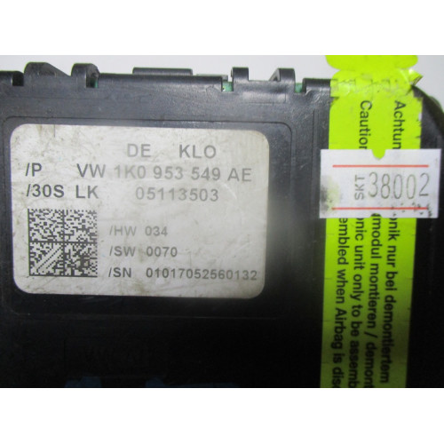 Volkswagen Golf Audi A3 Kolon Beyni 1K0953549AE