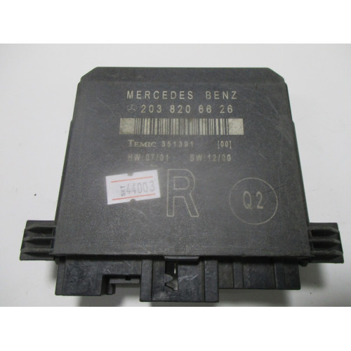 Mercedes C Class W203 Sag Arka Kapı Kontrol Modülü 2038206626 HW:07/01