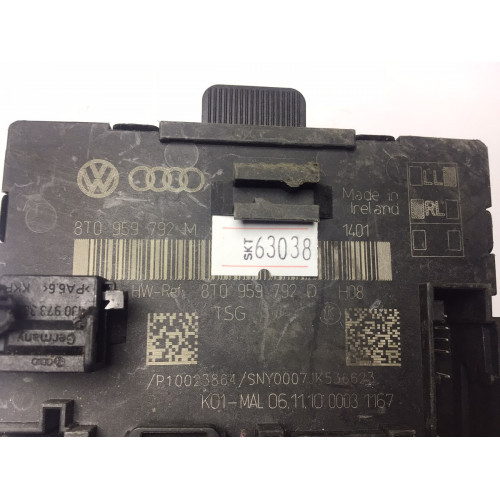 Audi A4 8K B8 A5 8T Ön Sağ Yan Kapı Kontrol Beyni 8T0959792M 8T0959792D