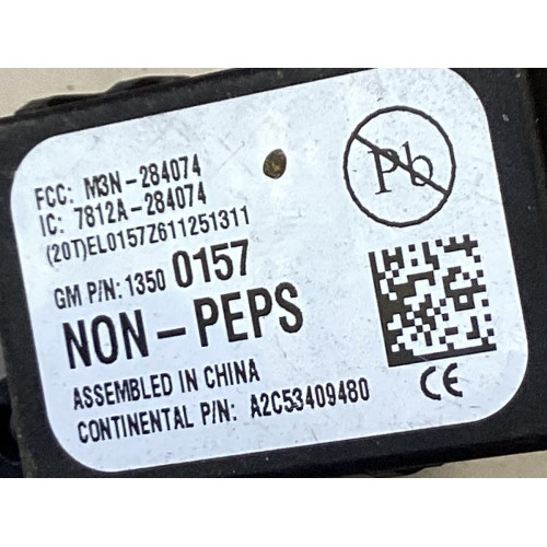 Opel Astra J İmmobilizer Beyni Ve Anteni 13500157 M3N-284074 7812A-284074