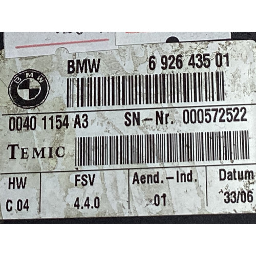 BMW X5 E70 E90 Kontrol Modülü 692643501 00401154A3