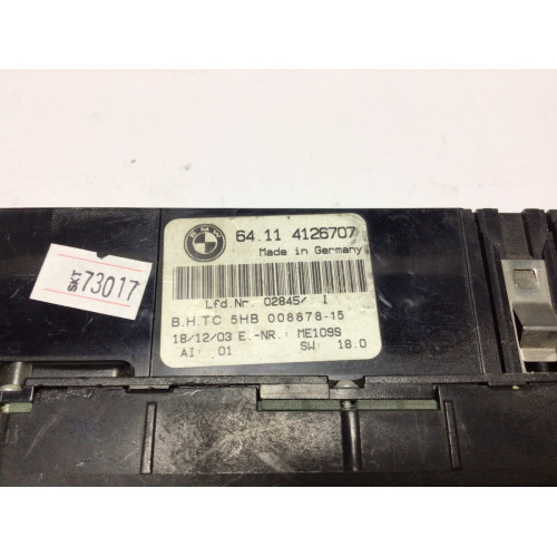 Bmw Isıtıcı Klima Kontrolü 64.114126707