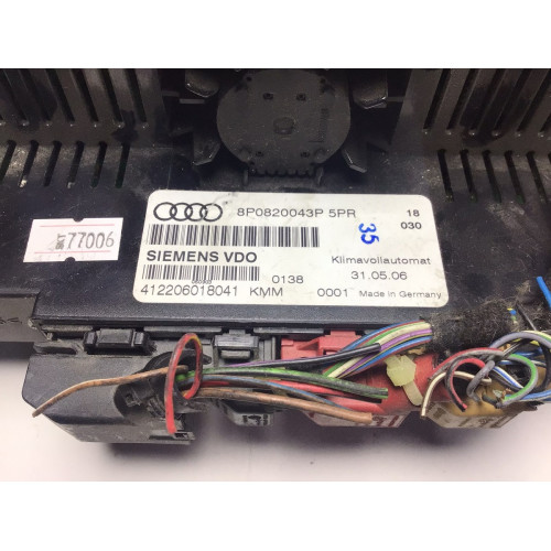 Audi A3 Klima Kontrol Paneli 8P0820043P 412206018041