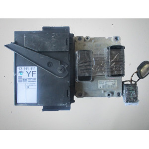 0261208393 55354327 Opel Corsa 1.0 Motor Beyni  Komple Seti
