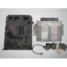 9651556680 9642222380 Citroen C2 C3 Motor Beyni Komple Seti