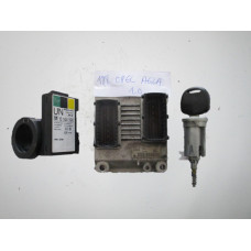 0261207723 24420559 QC Opel Agila 1.0 Motor Beyni Komple Seti