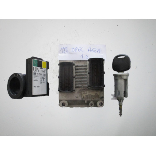 0261207723 24420559 QC Opel Agila 1.0 Motor Beyni Komple Seti