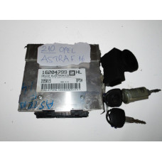 16204799 HL Opel Astra F Motor Beyni Komple Seti