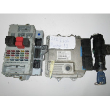 MJD 6JF.P3 55195817 Fiat Punto 1.3 JTD Motor Beyni Komple Seti