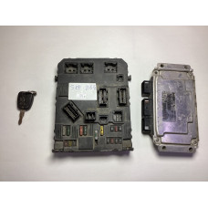 Peugeot 206 1.6 Motor Beyni Komple Seti 0261208101 9648482980 ME7.4.4
