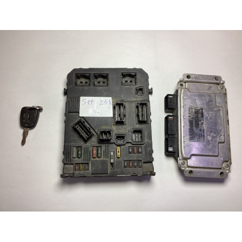 Peugeot 206 1.6 Motor Beyni Komple Seti 0261208101 9648482980 ME7.4.4