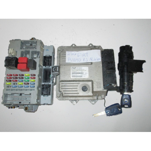 MJD 6JF.P3 55195817 Fiat Punto 1.3 JTD Motor Beyni Komple Seti