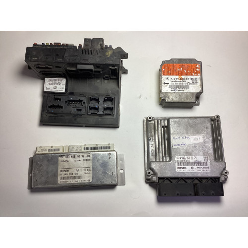 Mercedes W211 Motor Beyni Komple Seti 0281011159 A6461532179 A2118205785 0335454032 0265109515 2115453901