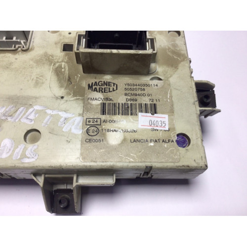 Alfa Romeo Giulietta 2010-13 Sigorta Body Beyni 50520758