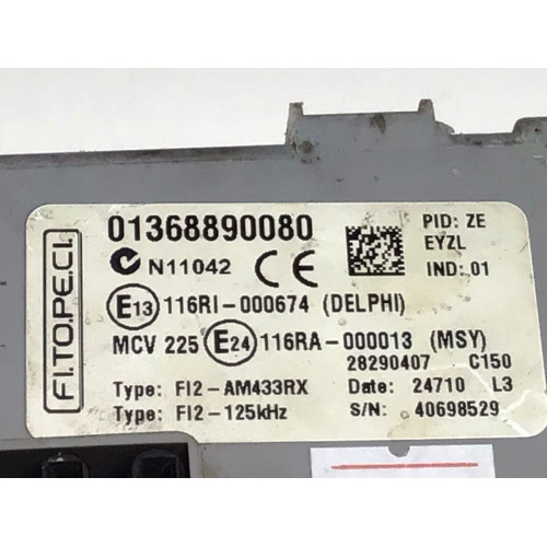 Fiat Fiorino Citroen Nemo Sigorta Body Beyni 01368890080 116RI-000674
