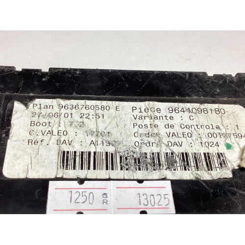 Peugeot 307 Sigorta Body Beyni 9636760580E 9644098180