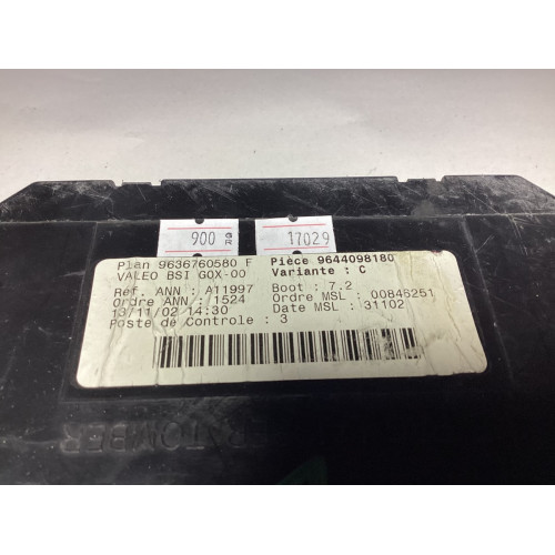 Peugeot 307 Sigorta Body Beyni 9636760580F 9644098180